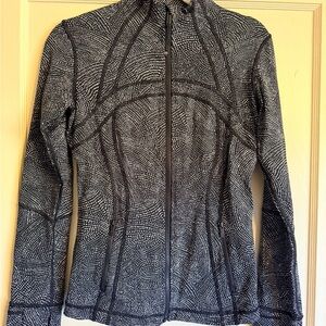 Lululemon Define Jacket – Night View White Black – Size 8